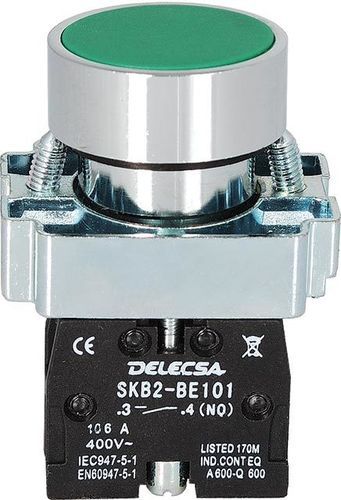 Robuster Drucktaster - D-7800 - DELECSA - IP40 / Steuer / Industrie