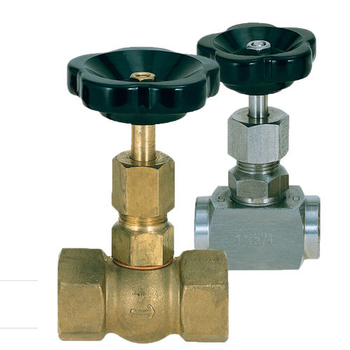 Nadelventil - NV series - Meister Strömungstechnik GmbH - mit Handrad / Durchsatzkontrolle / für Wasser
