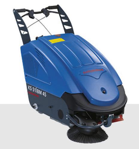 Handgeführte Kehrmaschine - KS 71|BM 60 - columbus - mit Batterie / für den Innenraum / für Abfallprodukte