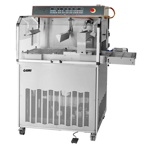 Kontinuierliche Überzugs- und Temperiermaschine - R550 - GAMI s.r.l. - für Schokolade / Edelstahl