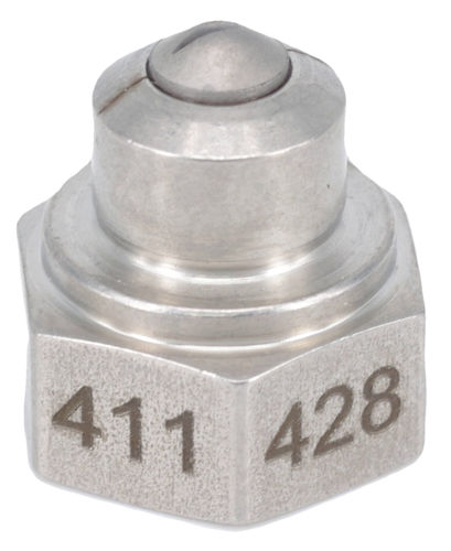 Lackdüse - 63-586 - EXITFLEX - Zerstäubung / Hartmetall / 110°