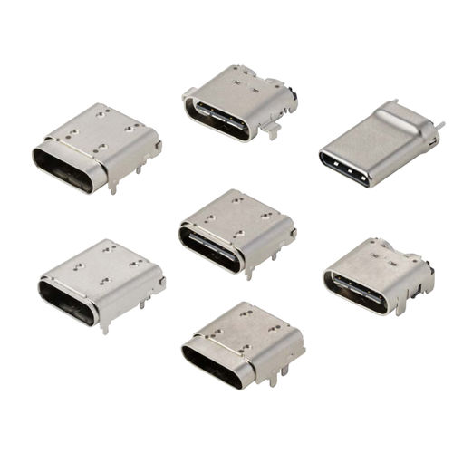 Datensteckverbinder - Type C series - FCI - USB / quadratisch / Push-Pull