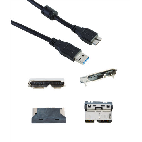 Datensteckverbinder - Type B - FCI - Micro-USB / USB / rechteckig