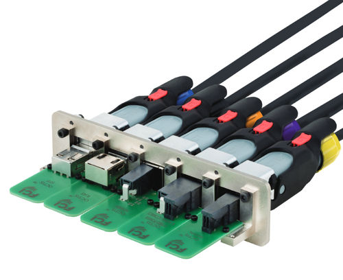 Hybrid-Steckverbinder - OCTIS™ series - FCI - Stromversorgung / Daten / RJ45