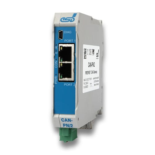 Gateway für Kommunikation - CAN-PN/2 - esd electronics gmbh - Industrie / CAN / PROFINET