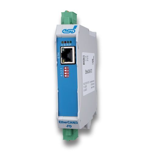 Gateway für Kommunikation - EtherCAN/3-FD - esd electronics gmbh - Industrie / TCP / Ethernet
