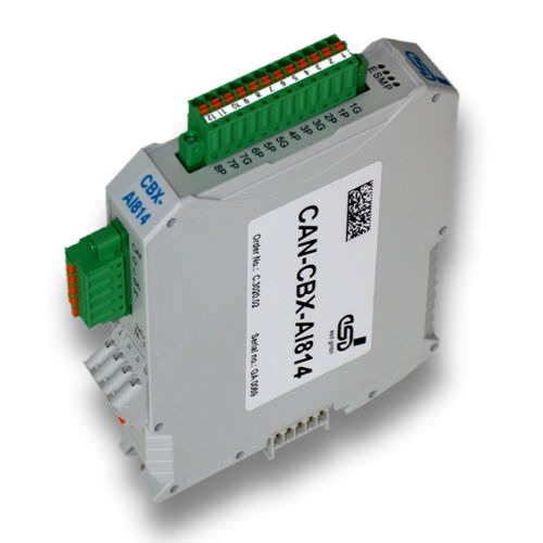 Analoges E/A-Modul - CAN-CBX-AI814 - esd electronics gmbh - CANopen / CAN-Bus / 8 Analogeingänge
