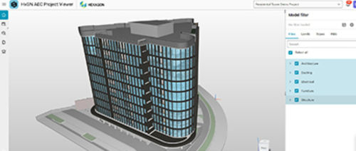 Unterlagenverwaltungs-Software - HxGN AEC Project Viewer - Hexagon PPM - Viewer / Steuerung / BIM