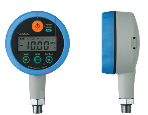 Digitales Manometer - KDM30 - PCI INSTRUMENTS LTD - Gewinde / Edelstahl / Rohrfeder