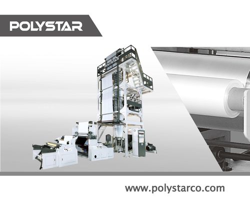 Extrusionsanlage / 3 Schichten - CE-ABA - Polystar Machinery Co., Ltd. - Blasfolien / für HDPE
