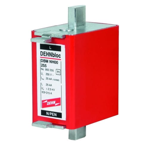 Überspannungsableiter Typ 1 - DBM NH00 255 - DEHN + SÖHNE - für Stromversorgung / für Elektroinstallation / einpolig