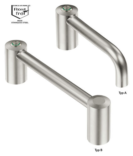 Funktionsgriff - FG15 - Rohde AG - Tür / Edelstahl / mit Drucktaster