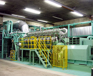 Blockheizkraftwerk mit Verbrennungsmotor - Terasaki Electric Circuit Breaker