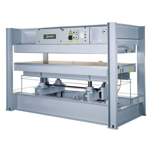 Hydraulische Presse - BEU Series - Gottfried Joos - Furnier / für die holzverarbeitende Industrie / mit Heizplatten