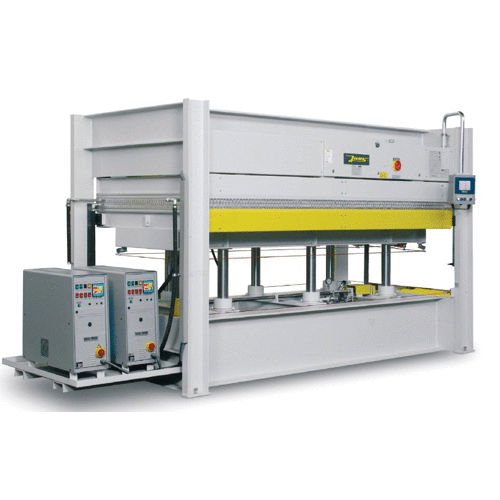 Hydraulische Presse - HP Series - Gottfried Joos - Furnier / für die holzverarbeitende Industrie / mit Heizplatten