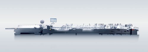 Klebemaschine für die Verpackungsindustrie - Diana Smart  - Heidelberger Druckmaschinen AG - Karton