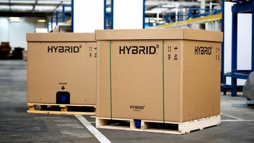 Wellpappe-Verpackung - Hybrid³ - DS Smith - für Transport / für Flüssigkeiten / Umschlag