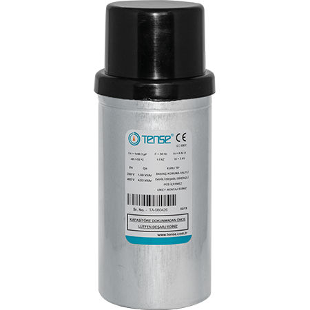 PFC-Kondensator - TMK-0.25 - Tense Electronic - metallisierte Polypropylenfolie / Aluminium / zylindrisch