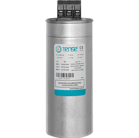 Polypropylenfolie-Kondensator - TTKB series - Tense Electronic - Aluminium / zylindrisch / PFC