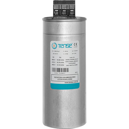 Polypropylenfolie-Kondensator - TTKA series - Tense Electronic - Aluminium / zylindrisch / PFC