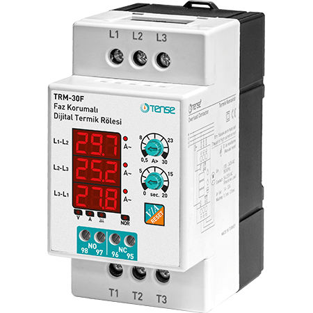 Spannungsschutzrelais - TRM-30F - Tense Electronic - Überlast / Phasenfolge / dreiphasig