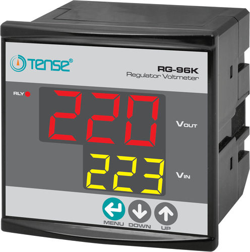 Digitales Voltmeter - RG-96K - Tense Electronic - für Schalttafeleinbau / AC / mit Regler