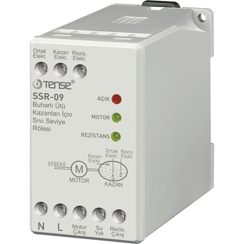 Niveaukontrollrelais - SSR-09 - Tense Electronic - für DIN-Schiene