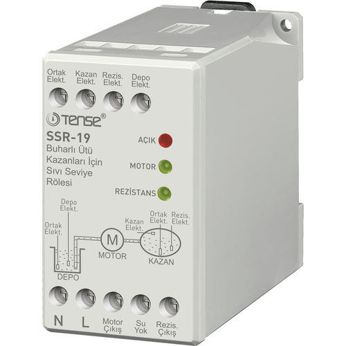 Niveaukontrollrelais - SSR-19 - Tense Electronic - für DIN-Schiene