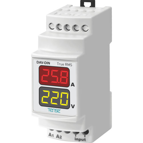 Amperemetern-Voltmeter - DAV-DIN - Tense Electronic - digital / für DIN-Schiene / AC