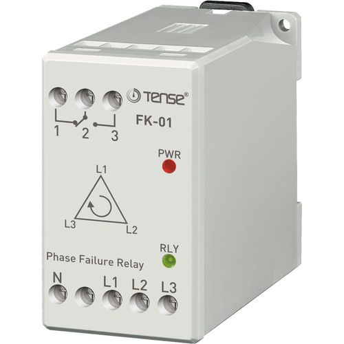 Schutzrelais für Phasenverlust - FK-01 - Tense Electronic - dreiphasig / AC / für Elektromotor