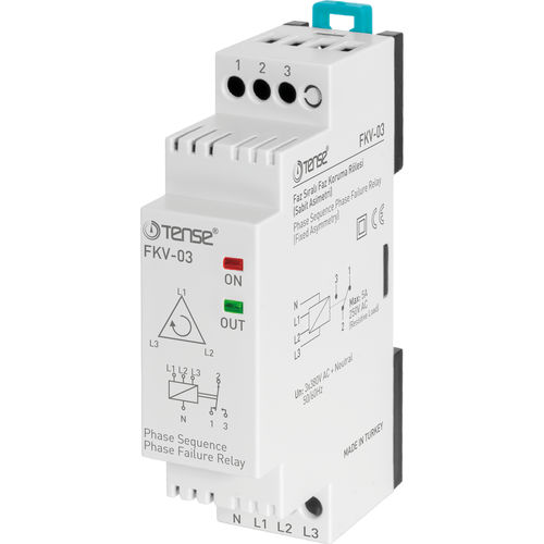 Schutzrelais für Phasenverlust - FKV-03 - Tense Electronic - dreiphasig / AC / für Elektromotor