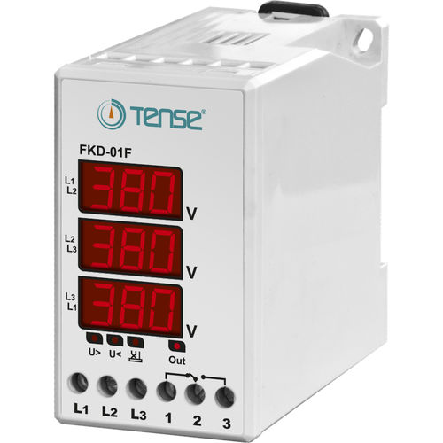 Digitales Schutzrelais - FKD-01F - Tense Electronic - Überspannung / Unterspannung / Phasenfolge