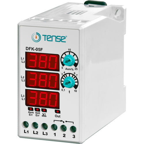 Digitales Schutzrelais - DFK-05F - Tense Electronic - Überspannung / Unterspannung / Phasenfolge