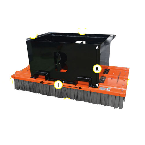 Besen für Gabelstapler - SC-AE series - Torneria Bergamini - Industrie