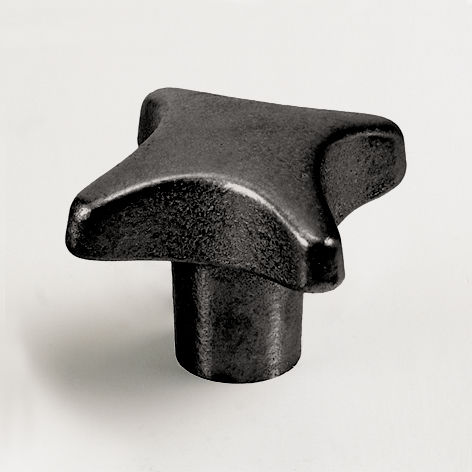 Gewindeloser Knopf - 370007 F  - TECNODIN - Stern / Metall