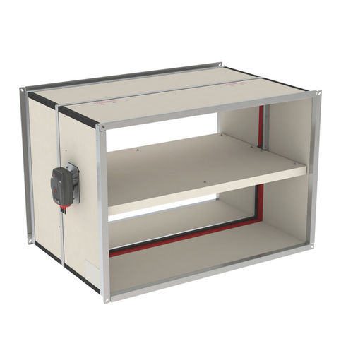 Rechteckiger Brandschutzklappe - CU2L  - Rf-t