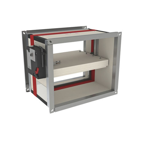 Rechteckiger Brandschutzklappe - CU4 - Rf-t