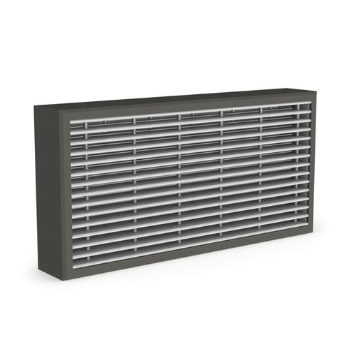 Metall-Lüftungsgitter - GE120  - Rf-t - feuerbeständig / rechteckig
