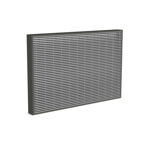 Metall-Lüftungsgitter - GE120-XL  - Rf-t - feuerbeständig / rechteckig
