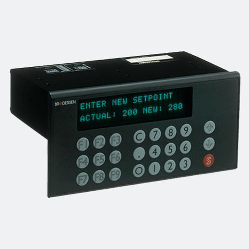 Bedienterminal mit Tastatur - UCT series - Brodersen Controls - einbaufähig / 320 x 200 / LCD
