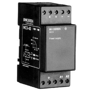 Stromversorgung für DIN-Schiene - MCS series - Brodersen Controls - AC/DC / gesteuert / Schaltnetzteil