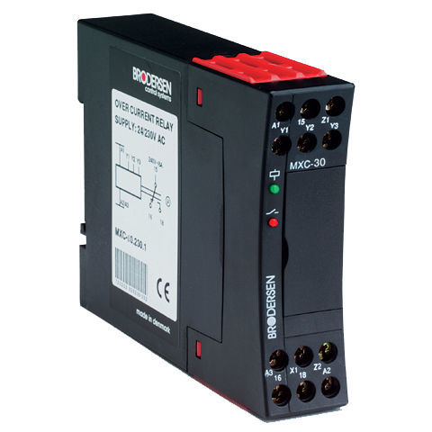 Spannungsüberwachungsrelais - MXC-30 - Brodersen Controls - Strom / 1NO/NF / AC