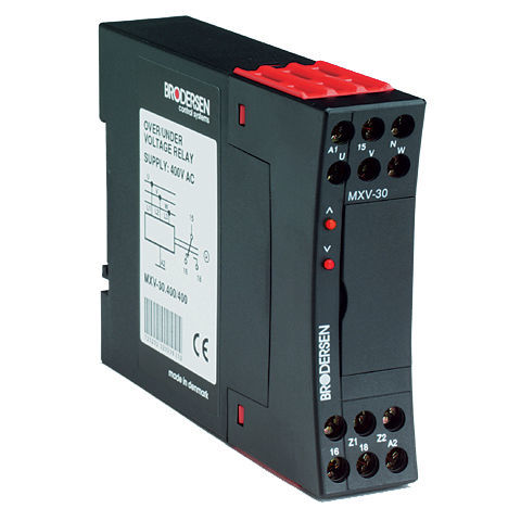 Spannungsüberwachungsrelais - MXV-30 - Brodersen Controls - 1NO/NF / dreiphasig / AC