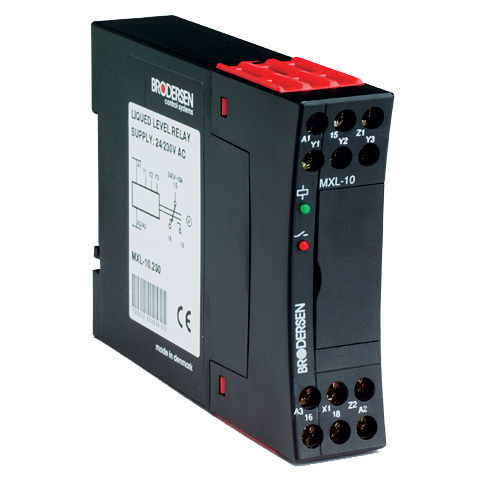 Niveaukontrollrelais - MXL-10 - Brodersen Controls - Spannung / 1NO/NF / AC