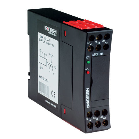 Temperaturüberwachungsrelais - MXT-10 - Brodersen Controls - 1NO / AC / DC