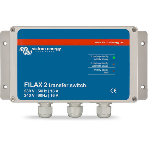 Automatischer Transferschalter - Filax 2 - Victron Energy - auf Rahmen / 3-polig