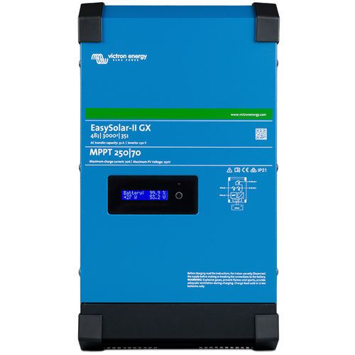Ladegerät / Inverter / All-in-One - EasySolar-II GX - Victron Energy - Solar / dreiphasig / mit MPPT