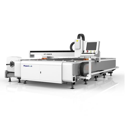Faserlaser-Schneidemaschine - HT-1530CR - Jinan Hopetool CNC Equipment Co., Ltd. - für Metall / Rohr / für Platten