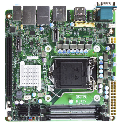 Mini-ITX-Mainboard -  MI92V - Jetway Information Co., Ltd. - Intel® Celeron® / Intel® Pentium / Intel® Core i3
