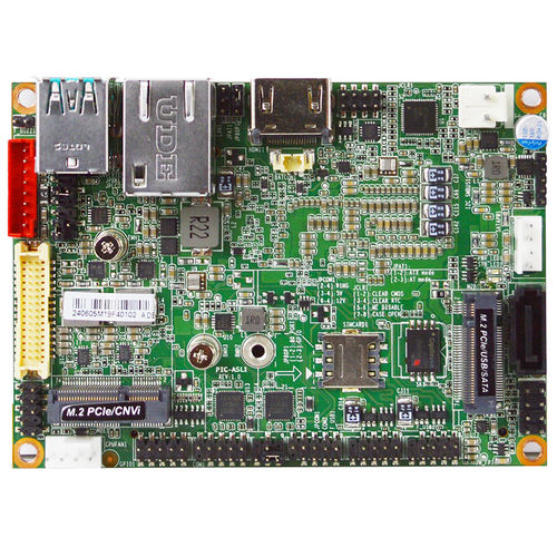 Mainboard / Pico-ITX / 2,5" - PIC-ASL1 - Jetway Information Co., Ltd. - Intel® Atom™ x7213RE / Intel® / DDR5 SO-DIMM
